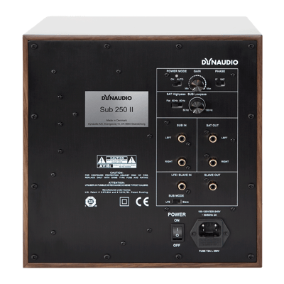 DYN_Sub250II_rear_walnut